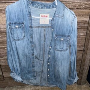 Mossimo Supply Co. Light Blue Button Down Shirt